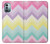 S3514 Rainbow Zigzag Case For Nokia G11, G21