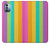 S3678 Colorful Rainbow Vertical Case For Nokia G11, G21