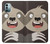 S3855 Sloth Face Cartoon Case For Nokia G11, G21