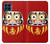 S3045 Japan Good Luck Daruma Doll Case For Samsung Galaxy M53