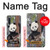 S3793 Cute Baby Panda Snow Painting Case For Sony Xperia 10 IV