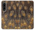 S3691 Gold Peacock Feather Case For Sony Xperia 1 IV