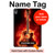 S0415 Fire Guitar Burn Hard Case For iPad Air (2020, 2022), Air 11 (2024,2025,2026), Pro 11 (2022)