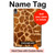 S0422 Giraffe Skin Hard Case For iPad Air (2022, 2020), Air 11 (2024,2025), Pro 11 (2022)