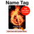 S0493 Music Note Burn Hard Case For iPad Air (2020, 2022), Air 11 (2024,2025,2026), Pro 11 (2022)