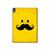 S1145 Yellow Mustache Sun Hard Case For iPad Air (2020, 2022), Air 11 (2024,2025,2026), Pro 11 (2022)