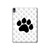 S2355 Paw Foot Print Hard Case For iPad Air (2022, 2020), Air 11 (2024,2025), Pro 11 (2022)