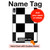 S2492 Black and White Check Hard Case For iPad Air (2020, 2022), Air 11 (2024,2025,2026), Pro 11 (2022)