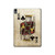 S2528 Poker King Card Hard Case For iPad Air (2022, 2020), Air 11 (2024,2025), Pro 11 (2022)