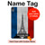 S2859 Vintage France Flag Eiffel Tower Hard Case For iPad Air (2022, 2020), Air 11 (2024,2025), Pro 11 (2022)