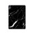 S2895 Black Marble Graphic Printed Hard Case For iPad Air (2020, 2022), Air 11 (2024,2025,2026), Pro 11 (2022)
