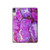 S2907 Purple Turquoise Stone Hard Case For iPad Air (2020, 2022), Air 11 (2024,2025,2026), Pro 11 (2022)