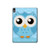 S3029 Cute Blue Owl Hard Case For iPad Air (2020, 2022), Air 11 (2024,2025,2026), Pro 11 (2022)