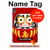S3045 Japan Good Luck Daruma Doll Hard Case For iPad Air (2020, 2022), Air 11 (2024,2025,2026), Pro 11 (2022)