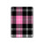 S3091 Pink Plaid Pattern Hard Case For iPad Air (2022, 2020), Air 11 (2024), Pro 11 (2022)