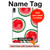 S3236 Watermelon Pattern Hard Case For iPad Air (2020, 2022), Air 11 (2024,2025,2026), Pro 11 (2022)