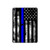 S3244 Thin Blue Line USA Hard Case For iPad Air (2022, 2020), Air 11 (2024,2025), Pro 11 (2022)