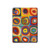 S3409 Squares Concentric Circles Hard Case For iPad Air (2020, 2022), Air 11 (2024,2025,2026), Pro 11 (2022)