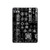 S3436 Apollo Blue Print Hard Case For iPad Air (2020, 2022), Air 11 (2024,2025,2026), Pro 11 (2022)