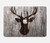 S2505 Reindeer Head Old Wood Texture Graphic Hard Case For MacBook Air 13″ (2022,2024) - A2681, A3113