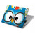 S2521 Cute Nerd Owl Cartoon Hard Case For MacBook Air 13″ (2022,2025) - A2681, A3113, A3240