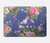 S3265 Vintage Flower Pattern Hard Case For MacBook Air 13″ (2022,2025) - A2681, A3113, A3240