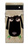 S2826 Cute Cartoon Unsleep Black Sheep Case For Google Pixel 6a