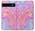 S3444 Digital Art Colorful Liquid Case For Google Pixel 6a