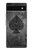 S3446 Black Ace Spade Case For Google Pixel 6a
