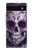 S3582 Purple Sugar Skull Case For Google Pixel 6a