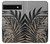 S3692 Gray Black Palm Leaves Case For Google Pixel 6a