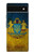 S3858 Ukraine Vintage Flag Case For Google Pixel 6a