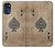 S2928 Vintage Spades Ace Card Case For Motorola Moto G (2022)