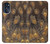 S3691 Gold Peacock Feather Case For Motorola Moto G (2022)