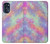 S3706 Pastel Rainbow Galaxy Pink Sky Case For Motorola Moto G (2022)