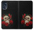 S3753 Dark Gothic Goth Skull Roses Case For Motorola Moto G (2022)