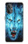 S0752 Blue Fire Grim Wolf Case For OnePlus Nord N20 5G