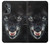 S2823 Black Wolf Blue Eyes Face Case For OnePlus Nord N20 5G