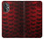 S2879 Red Arowana Fish Scale Case For OnePlus Nord N20 5G