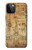 S3868 Aircraft Blueprint Old Paper Case For iPhone 12, iPhone 12 Pro