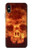 S3881 Fire Skull Case For iPhone X, iPhone XS