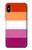 S3887 Lesbian Pride Flag Case For iPhone X, iPhone XS