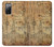 S3868 Aircraft Blueprint Old Paper Case For Samsung Galaxy S20 FE