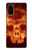 S3881 Fire Skull Case For Samsung Galaxy S20