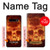 S3881 Fire Skull Case For Samsung Galaxy S10