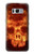 S3881 Fire Skull Case For Samsung Galaxy S8 Plus