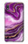 S3896 Purple Marble Gold Streaks Case For Samsung Galaxy A10