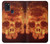 S3881 Fire Skull Case For Samsung Galaxy A21s