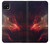 S3897 Red Nebula Space Case For Samsung Galaxy A22 5G