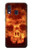 S3881 Fire Skull Case For Samsung Galaxy A40
